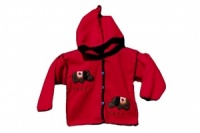 Soft cardigan with elephant designs and Hood